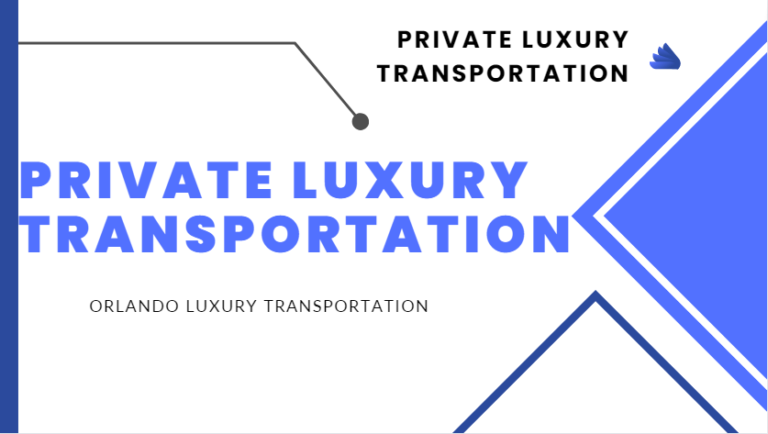 luxury transportation In Orlando and Tampa